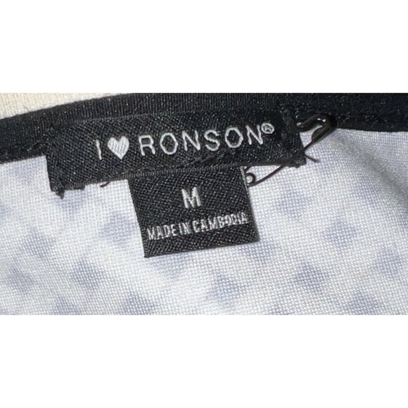 I Heart Ronson Womens Sequin Black & White Pencil Dress Size Medium - Picture 6 of 16